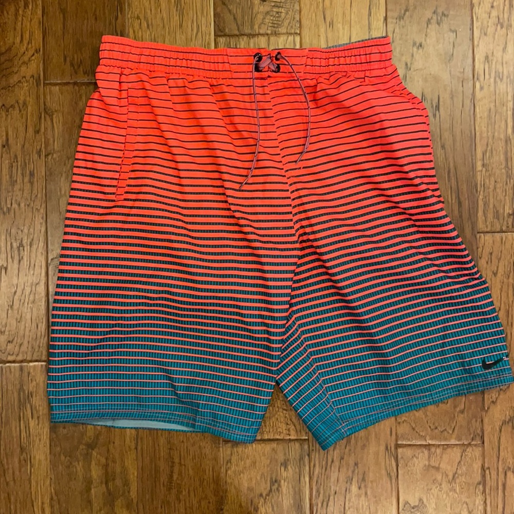Nike swim trunks.  11 inch inseam.